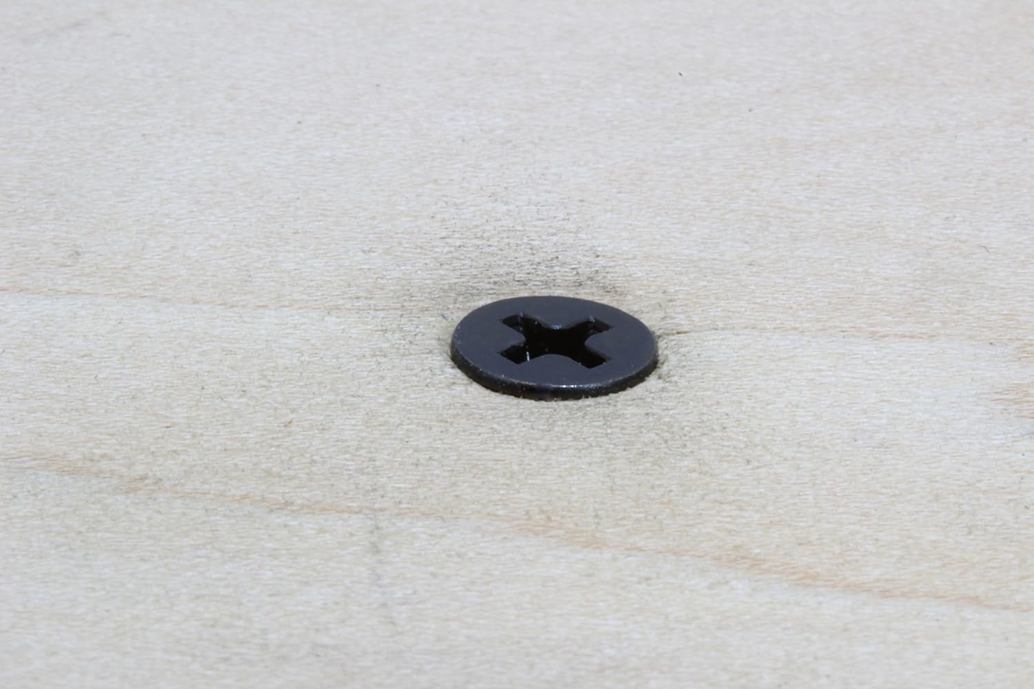 Black Oxide Coated Stainless Screw - Flat Head Phillips Wood Screws - Small Screw Hardware Suitable for Cabinet - Corrosion-Resistant Fasteners (25 Pack of 6 X 1/2)