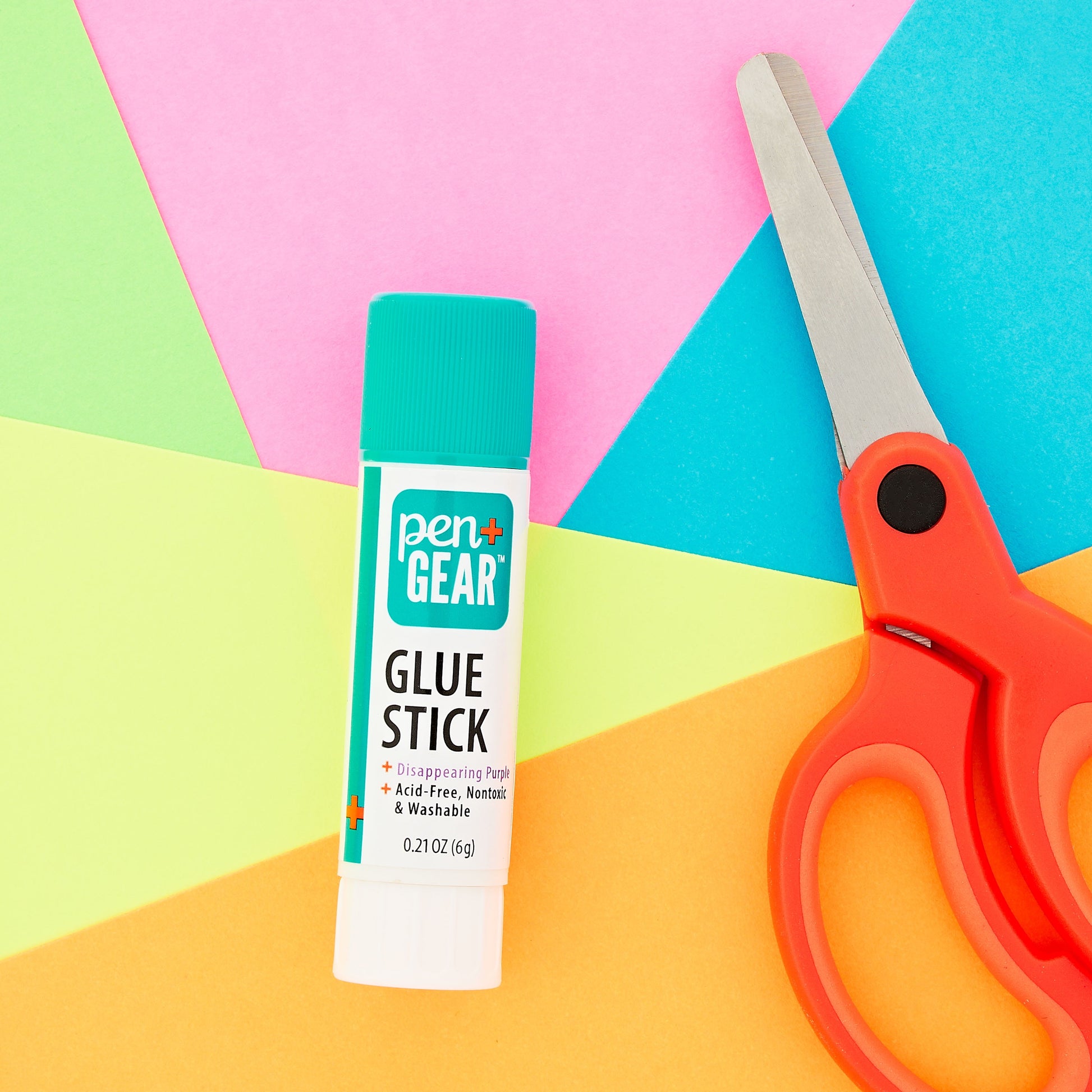 School Glue Sticks, Washable/Disappearing Purple, 2 Count