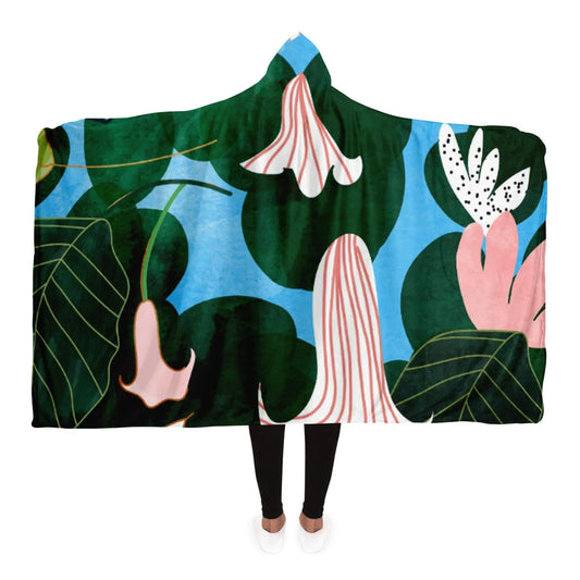 Mood Flowers Kid'S Sweater Hooded Blanket