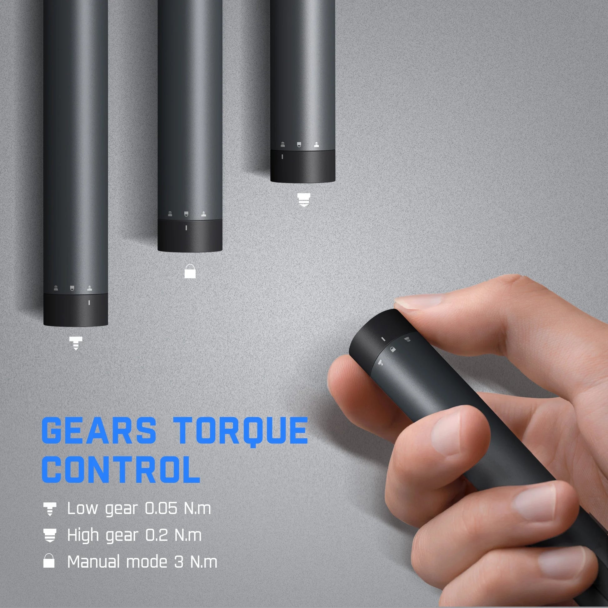 E1 Pro 3.7V Mini Electric Screwdriver Set with 24 Magnetic Bits, 3 N.M Torque, Magnetic Storage, 5/32'' Hex - Repair Tool for Phone, Camera, Laptop, Watch